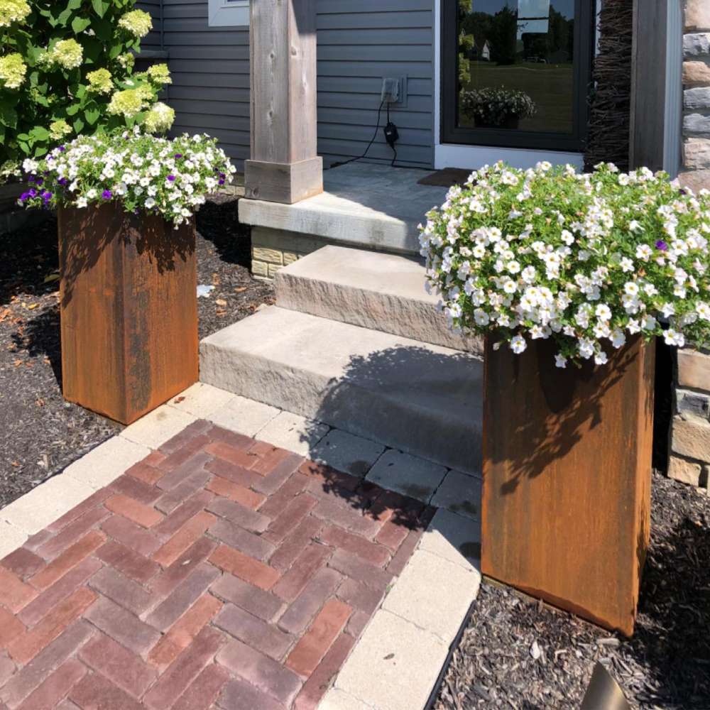 Corten Steel Planters: image 7